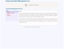 Tablet Screenshot of howemanagement.com